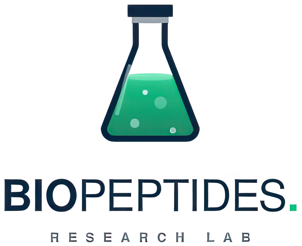 Ziekenhuislaboratorium met chemische vloeistof, biopeptiden onderzoek en laboratoriumanalyse.